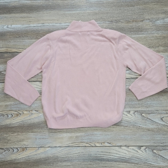 Dress Barn beaded sweater Women's Size Large pink - Picture 5 of 7